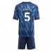 Arsenal Piero Hincapie #5 Bortedraktsett Barn 2025-26 Kortermet (+ Korte bukser)